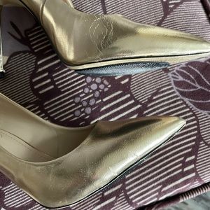 Gold heels